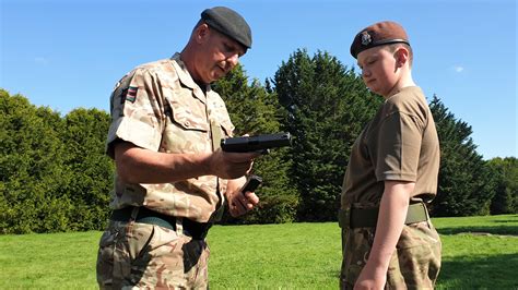 Cadet force helping to promote youth development.